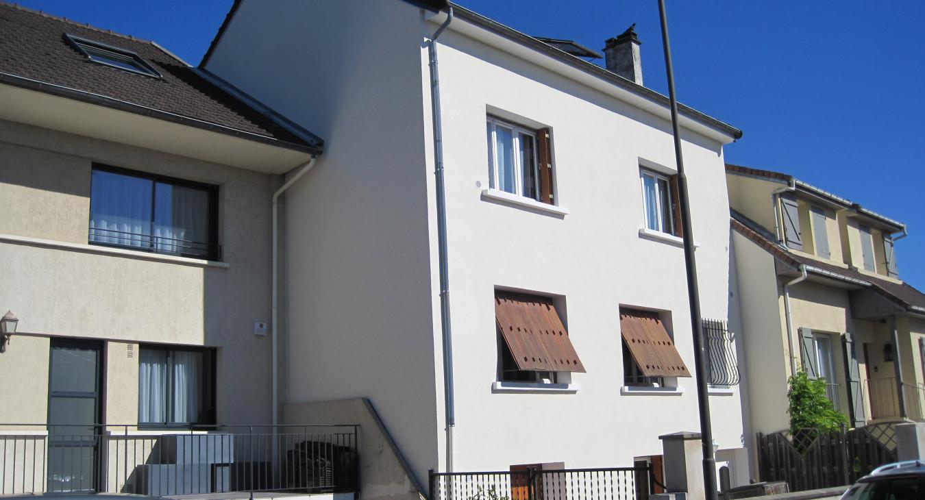Après ravalement en enduit armé anti fissures (D3 Armé)